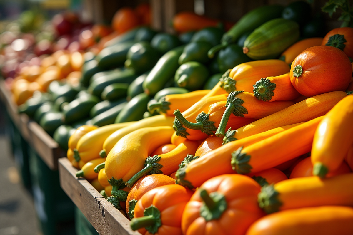 courgettes fraîches
