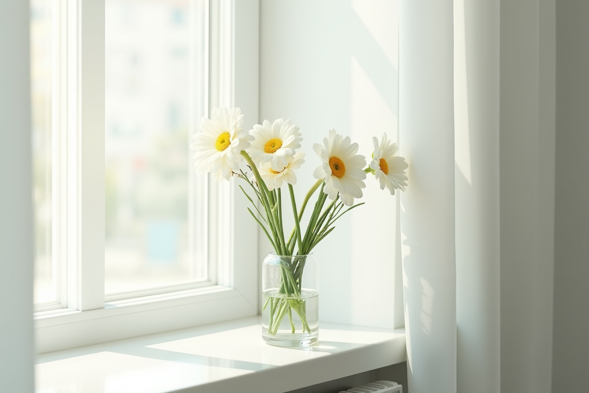 fleurs blanches
