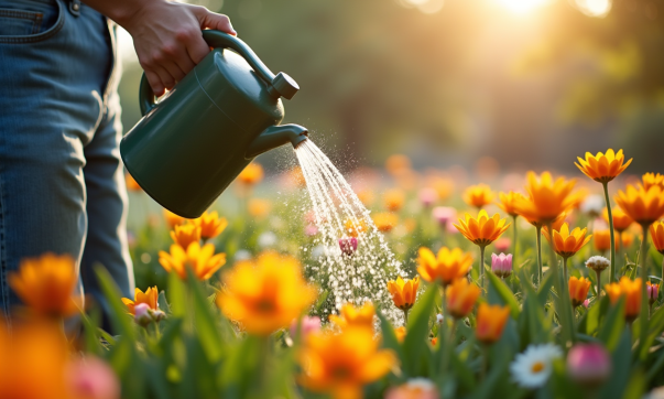 Arroser plantes l’été : fréquence idéale pour un jardin florissant