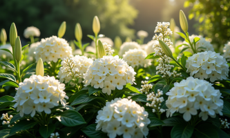 Noms de fleurs blanches : les secrets pour les faire fleurir toute l’année